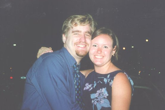 Holly and me out on the town