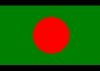 Bangladesh Flag. Not to scale