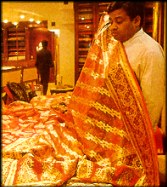 Wedding Sarees on Display