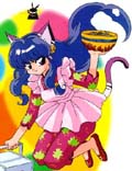 Shampoo-neko, the waitress