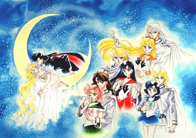 The only true romances on this picture are Endymion, Selenity, Venus, and Kunzite