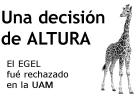 Imgenes de los carteles pegados en la UAM Xochimilco