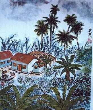 Painting by Gilbert Tan