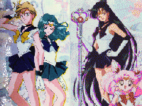 Chibi-Moon, Outer Senshi