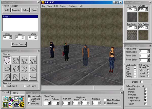 Imagen del TReditor3d v4.0 del sitio de Turbo Pascal