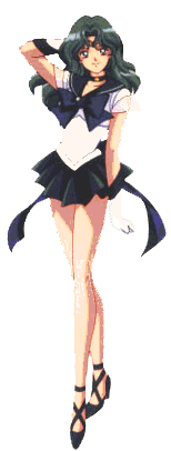 Is Sailor Neptune's Bush Green Too?