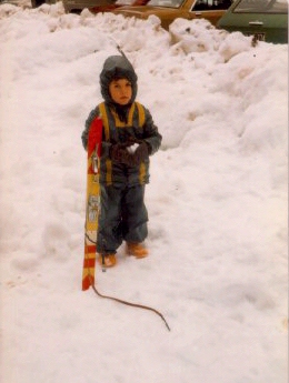 gary in the snow