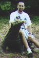 Me on a Komodo Dragon