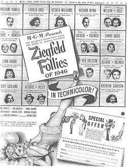 Ziegfeld Follies Newspaper Ad