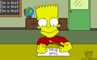 Bart in School