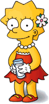 Lisa with milk