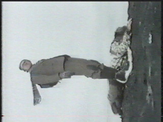 Goodies negotiating a very steep hill but
Graeme has special boots