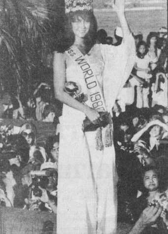 The new Miss World 1980
