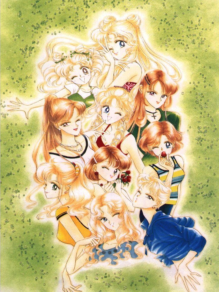 The Senshi Not Transformed