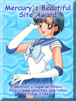 Sailor Mercury's Beautiful Site Award