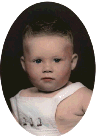 Chris Touhey, 6 months old