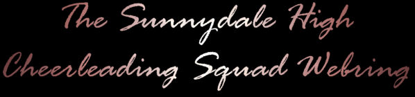 The Sunnydale High Cheerleading Squad Webring