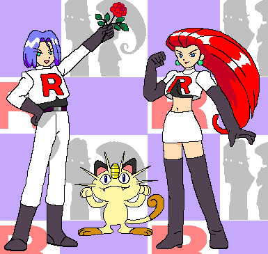 [Team Rocket KiSS set, with expansion]
