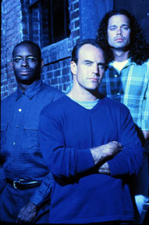 Richard Burgi, Garett Maggart and Bruce A. Young