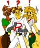 Star:''Him! Closet! Now!'' / Dawn:''Hell yeah!'' / Mondo:''Um...''
