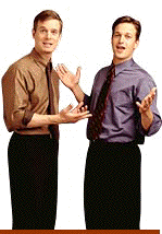 Peter Krause and Josh