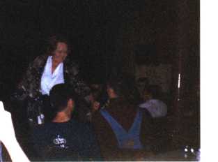 photo of Val taking questions from the audience
