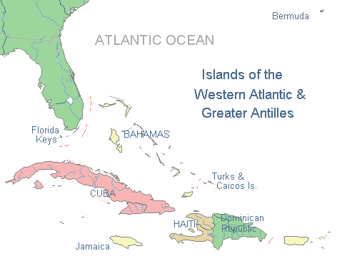 map - western atlantic