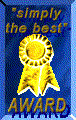 simply the best AWARD - gold
