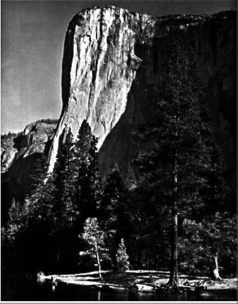 El Capitan by Ansel Adams