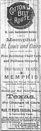 Cotton Belt ad