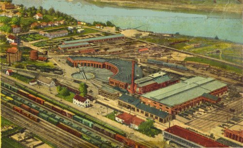 Artist Drawing of PB yard