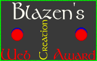 Blazen's Award
