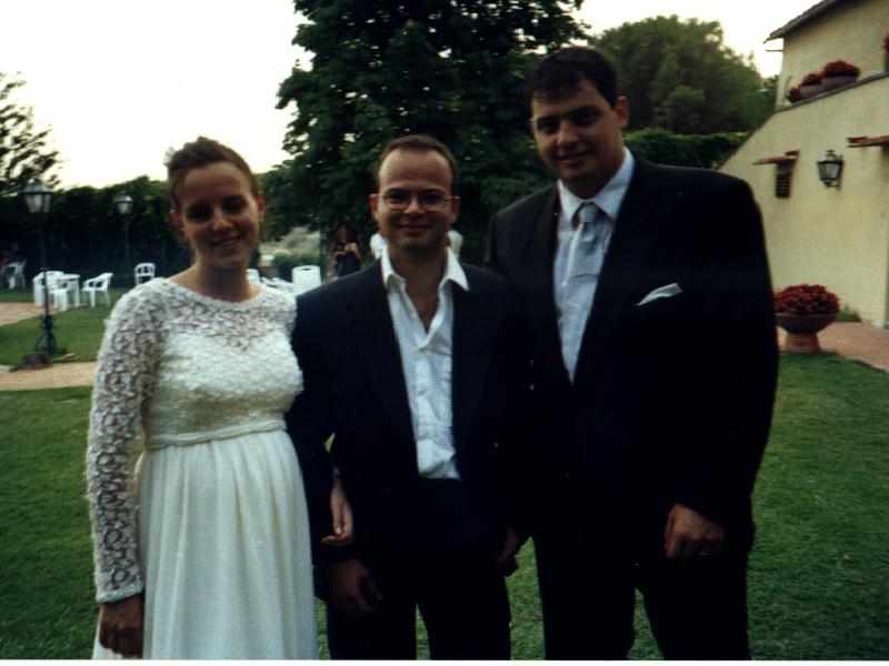 Barbara, me, Bruno