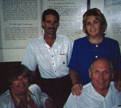 My mom, Jeff, me & Heinz at Bern's Dessert Room