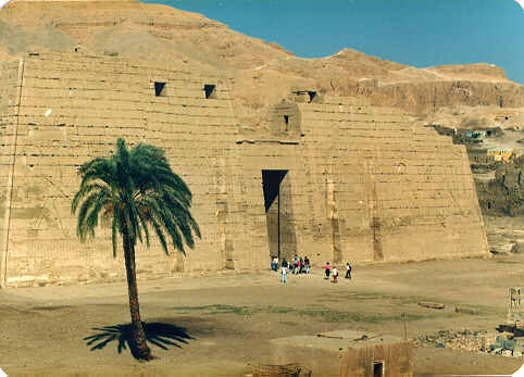 Pylon of Ramsses �V temple