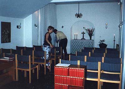 Preparing the church