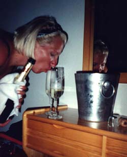 Bubbles overboard!