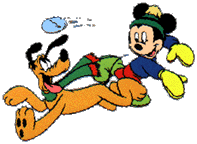 Mickey & Pluto