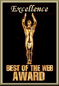 BEST OF THE WEB AWARD OF EXCELLENCE