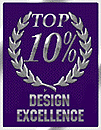 TOP 10% DESIGN AWARD