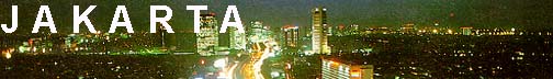 nigttime shot of Jakarta