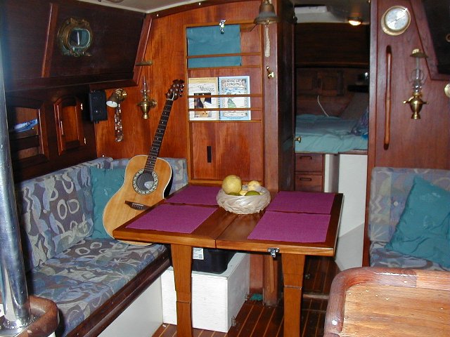 Saloon with table down