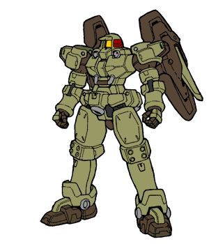 OZ-06MS Leo Kai, (aka 'Mass-Production type Tallgeese,') in standard colors