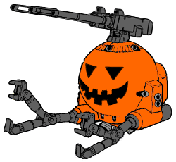RB-79K Jack-O-Lantern Ball Kai