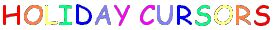 Cindy's Holiday Cursors