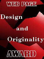 web page design and originality award