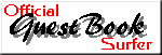 official guestbook surfer white logo