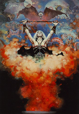 Guess : Genie comes out with smoke, and casts chaos magic?