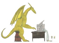 Me at my computer