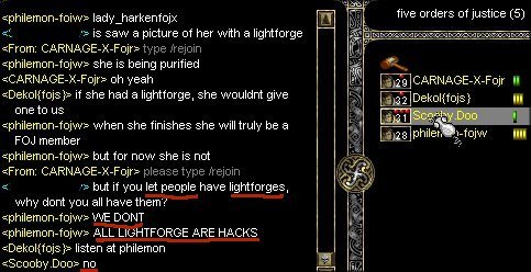 Lightforge hack